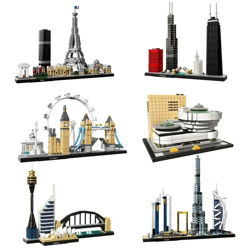 Thirteen Sets of City Models 2 - огляд і ціна Model Kit Lego