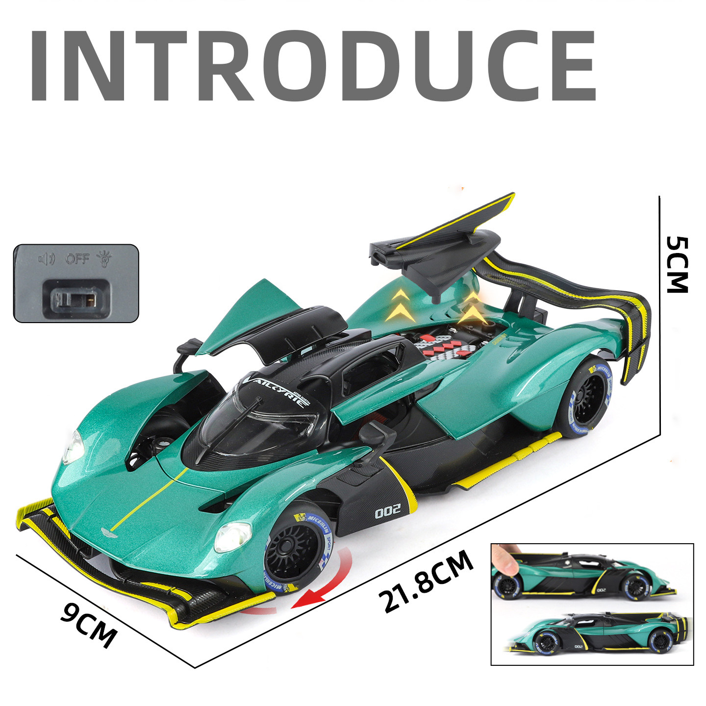 1:24 Valkyrie Spider Supercar  - огляд і ціна Model Kit Valkyrie