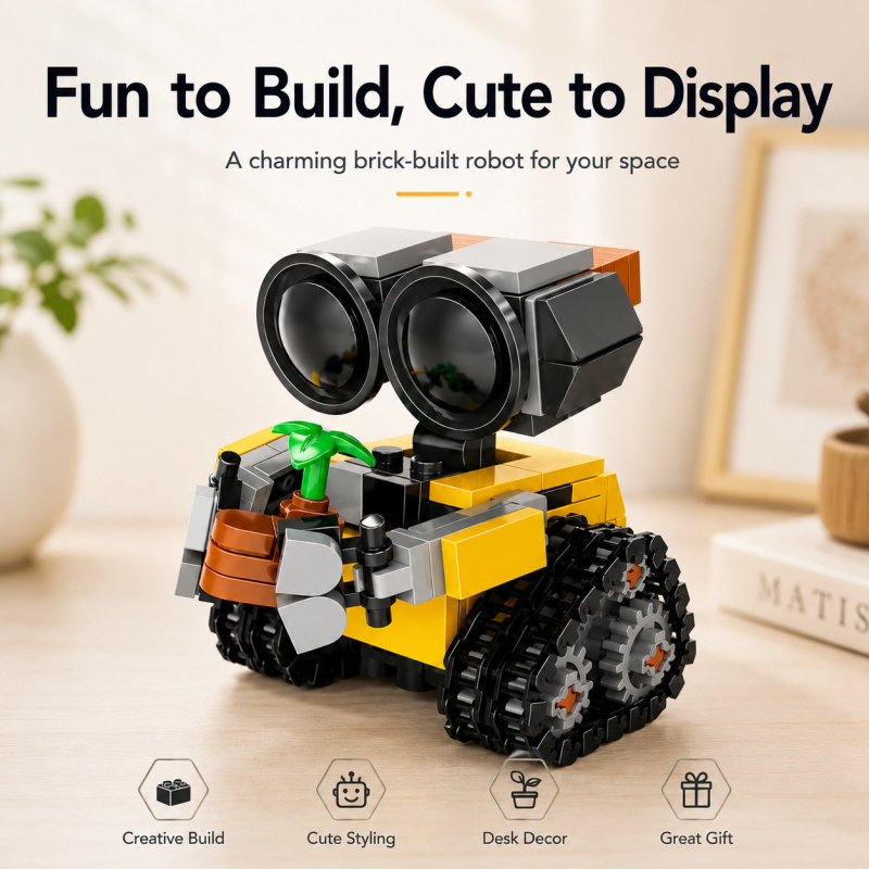 Mini Robot Building Blocks Set - огляд і ціна Model Kit Lego