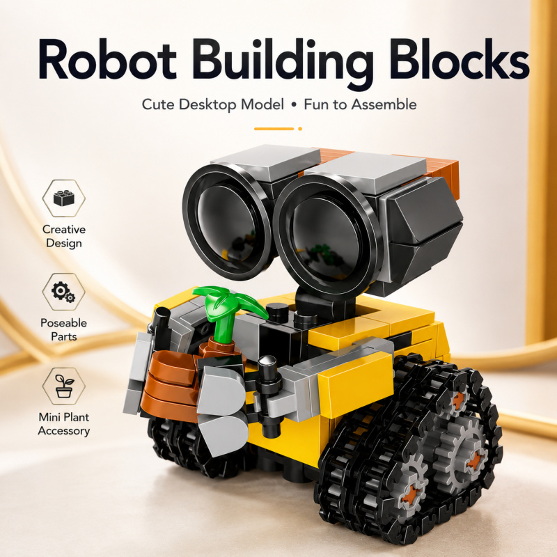 Mini Robot Building Blocks Set - огляд і ціна Model Kit Lego