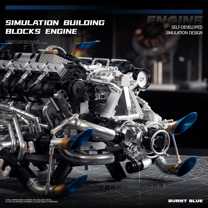 Technical Supercar V8 Engine B - огляд і ціна Model Kit Lego