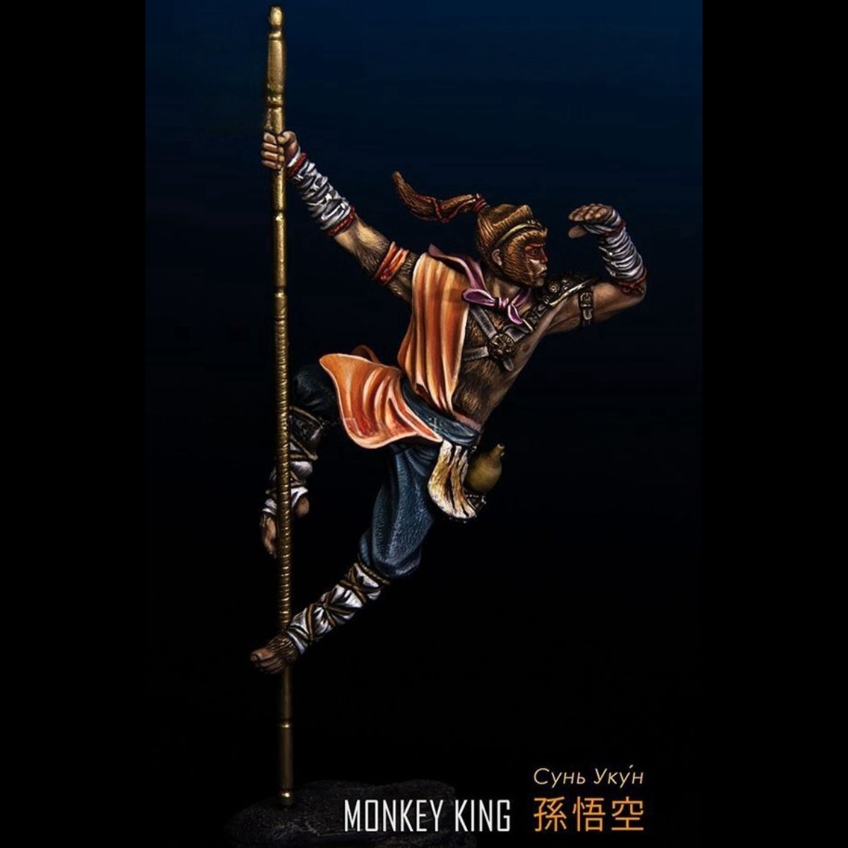 resin soldier model GK - Monke - огляд і ціна Model Kit Wukong