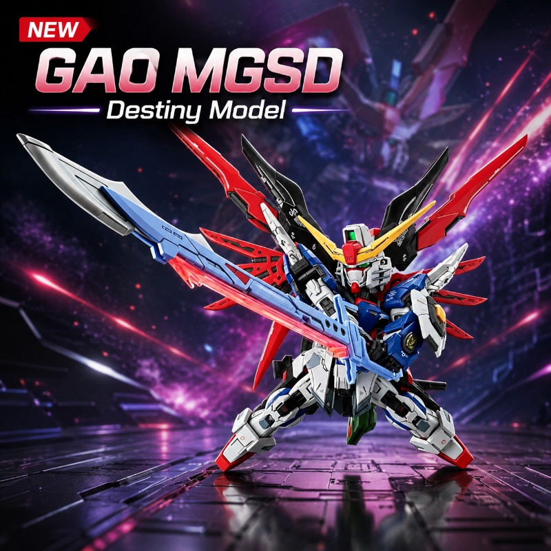 New GAO GAO Model MGSD ZGMF-X4 - огляд і ціна Model Kit Code Geass
