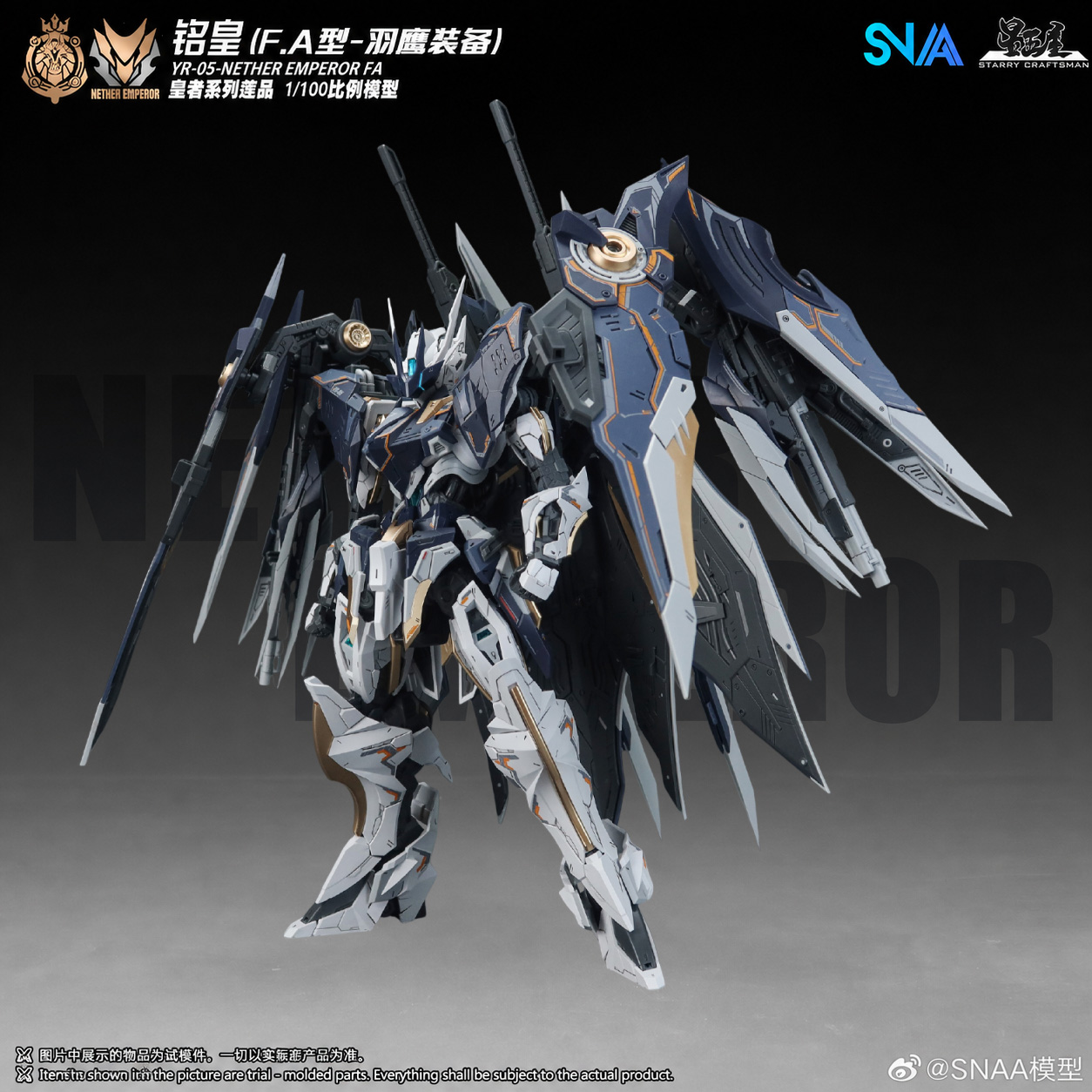 SNAA Model MG 1/100 Firelord Y - огляд і ціна Model Kit Fire Lord