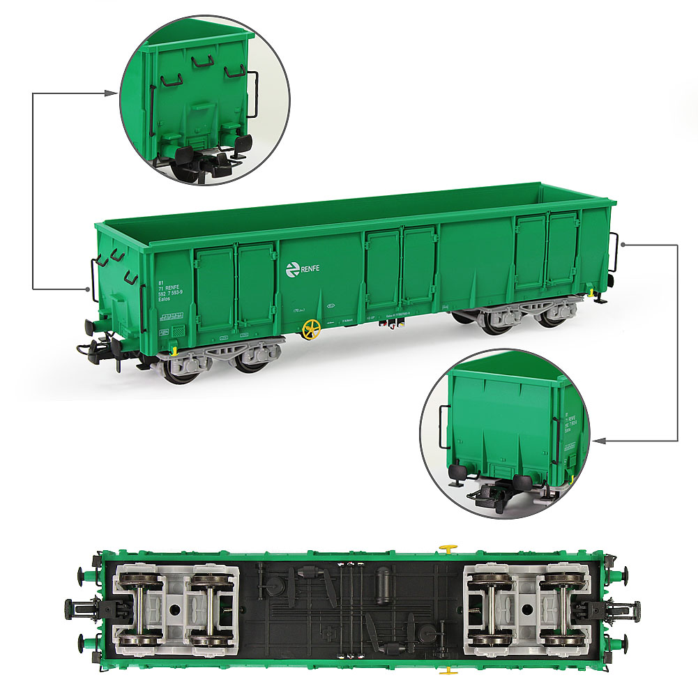 Evemodel 1pc/2pcs HO Scale 1:8 - огляд і ціна Model Kit Locomotive