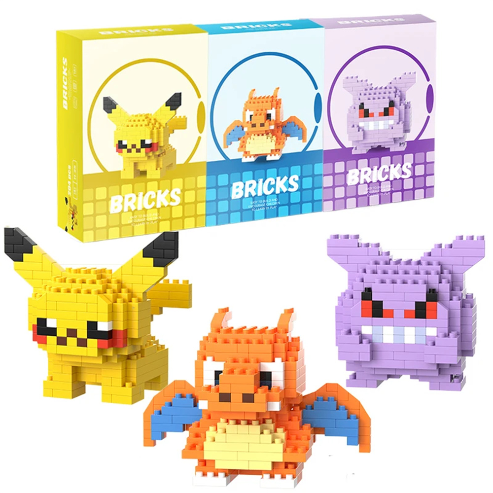 Pokemon Micro Building Blocks  - огляд і ціна Model Kit Lego
