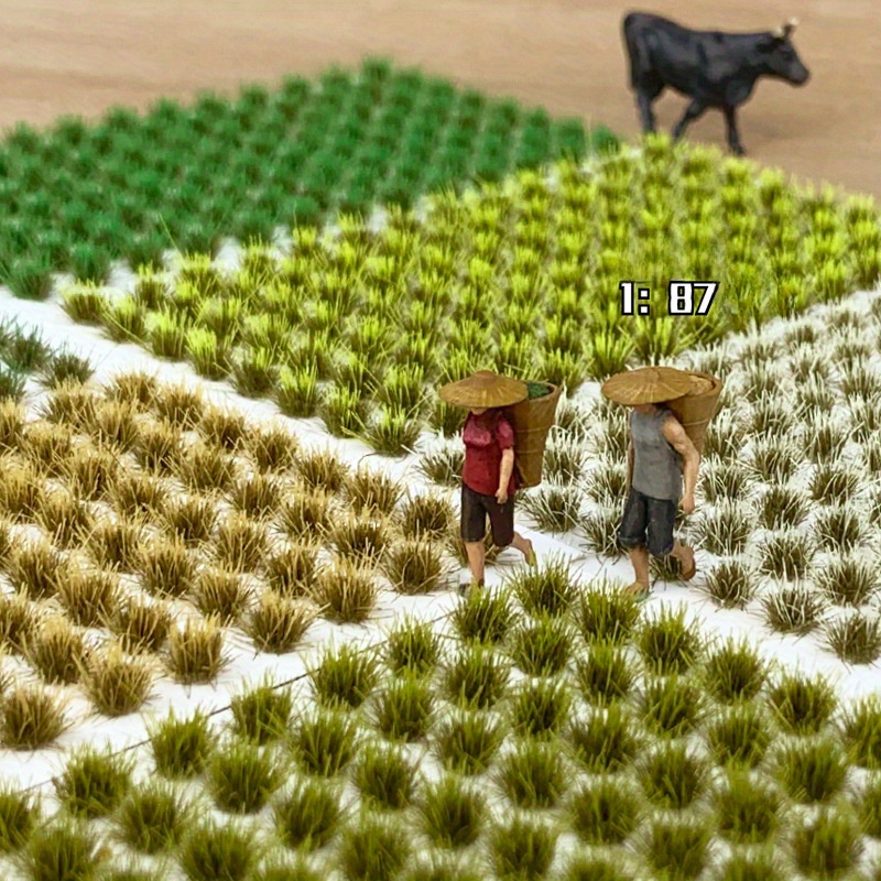 104pcs/pack Static Grass Tuft, - огляд і ціна Model Kit Locomotive