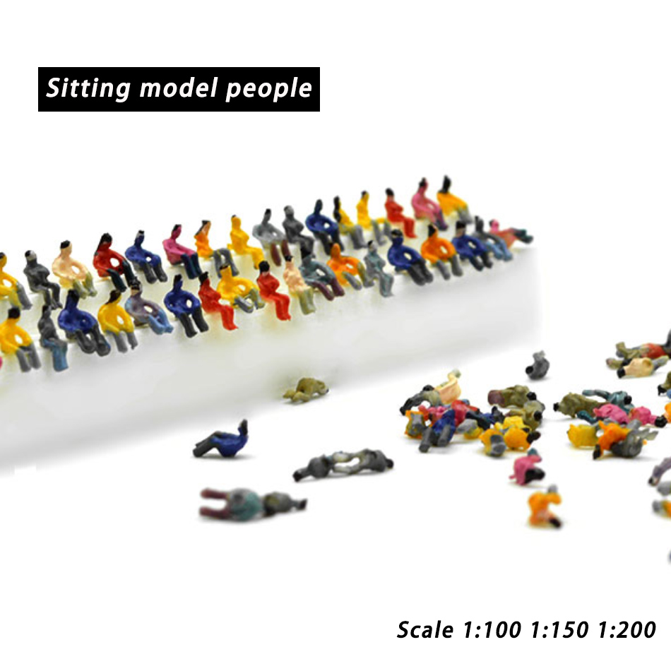 Scale1:100-200 Miniature Peopl - огляд і ціна Model Kit Locomotive