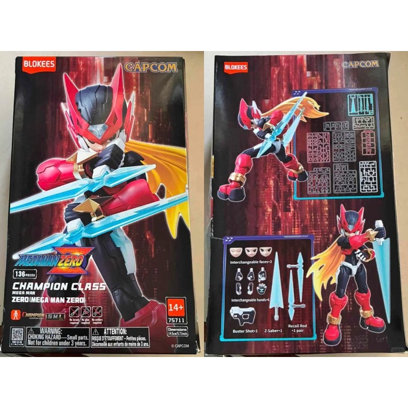 In Stock Blokees Champion Clas - огляд і ціна Model Kit Zero Megaman