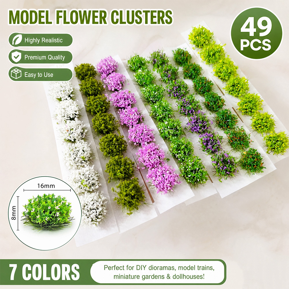 Simulation 8MM Mini Flower Clu - огляд і ціна Model Kit Locomotive