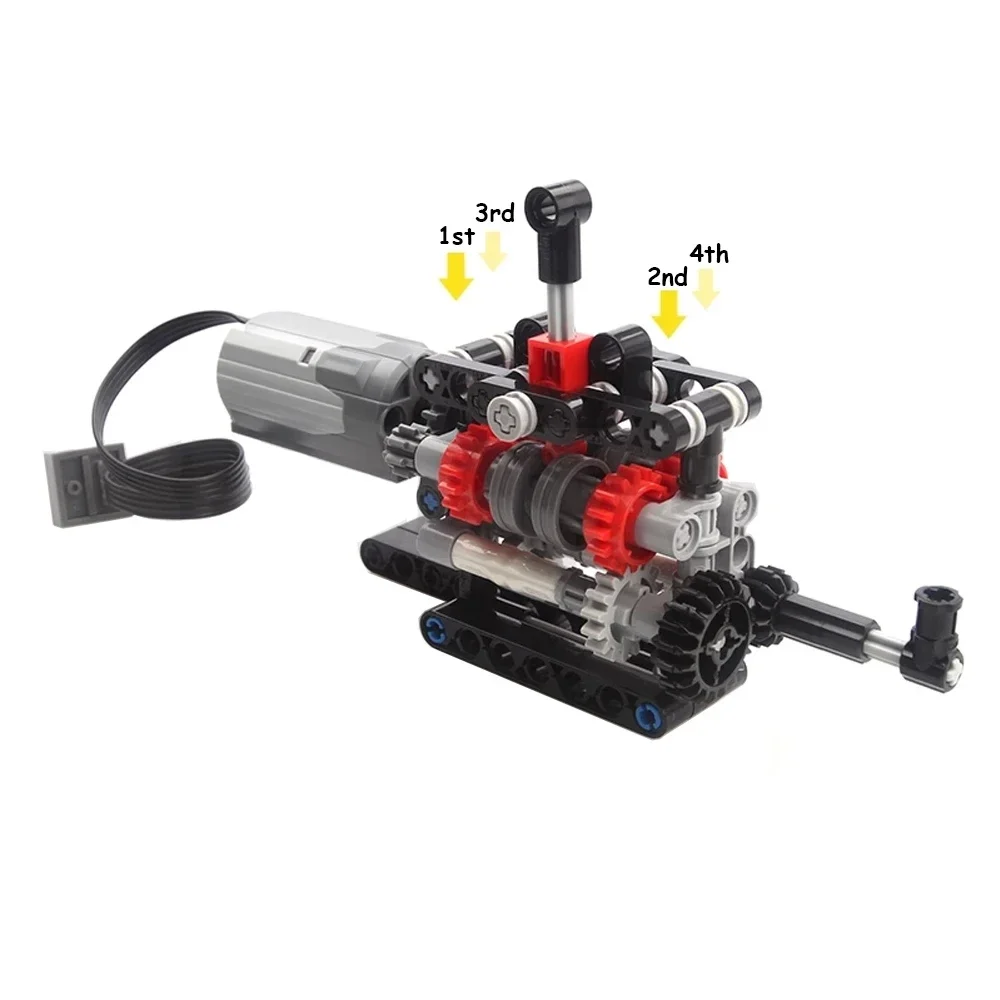 MOC High-tech 4 Speeds Gearbox - огляд і ціна Model Kit Lego