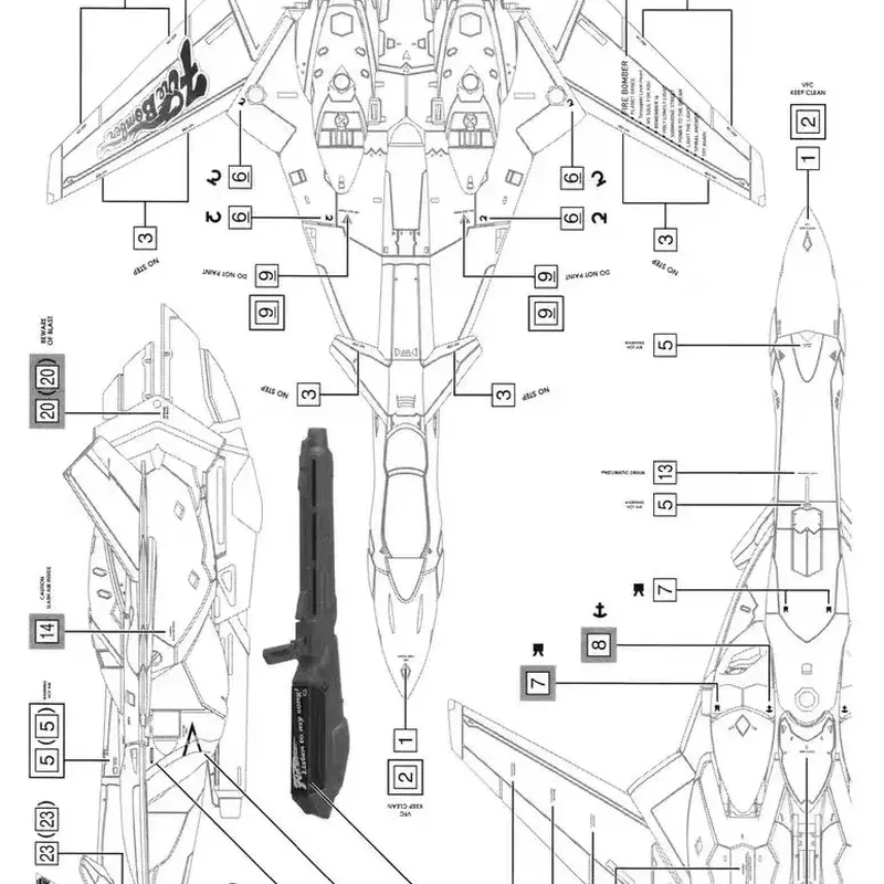 Sanhong Domain HG 1/100 VF-19  - огляд і ціна Model Kit Valkyrie