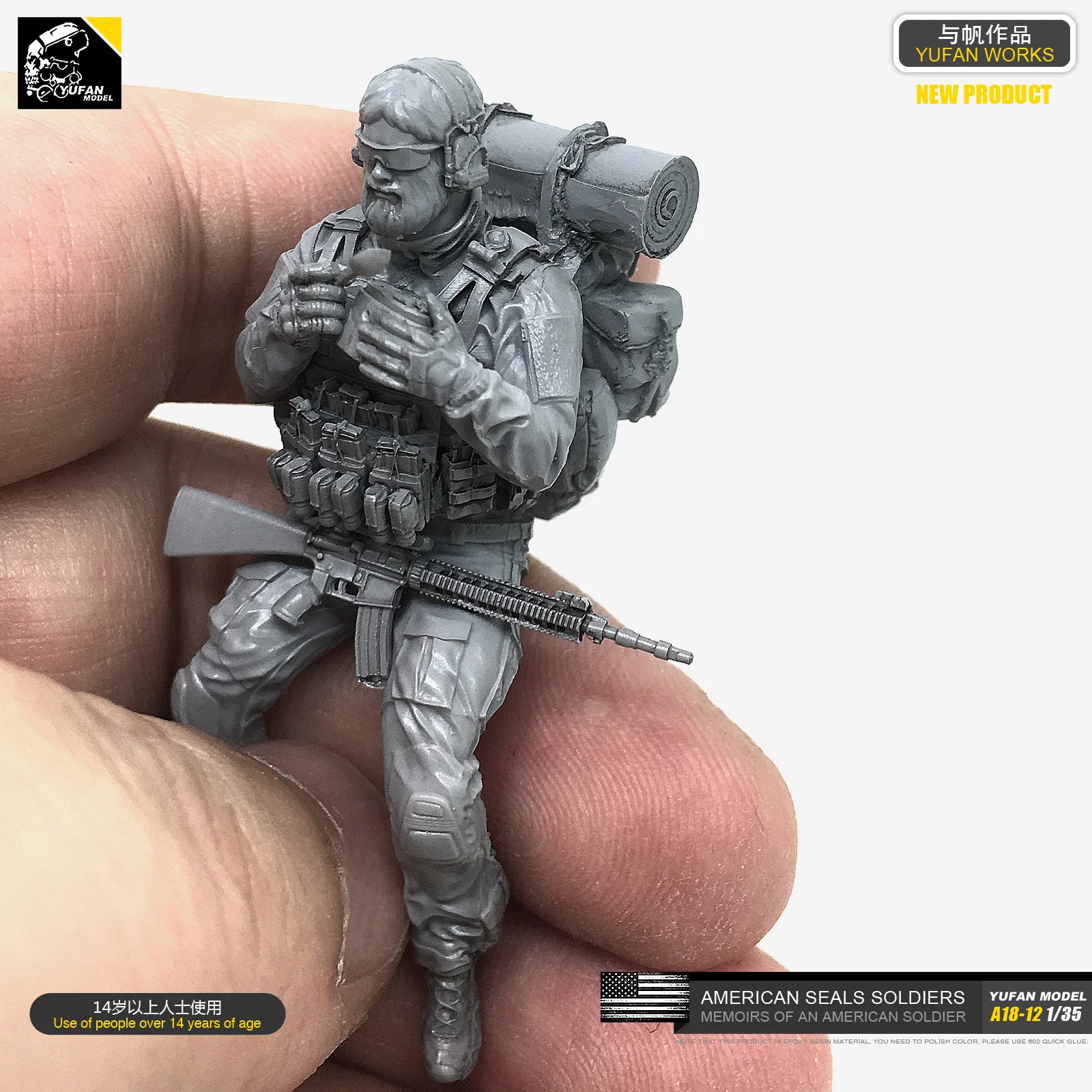 1/35 Resin  Kits Soldier Model - огляд і ціна Model Kit Italeri