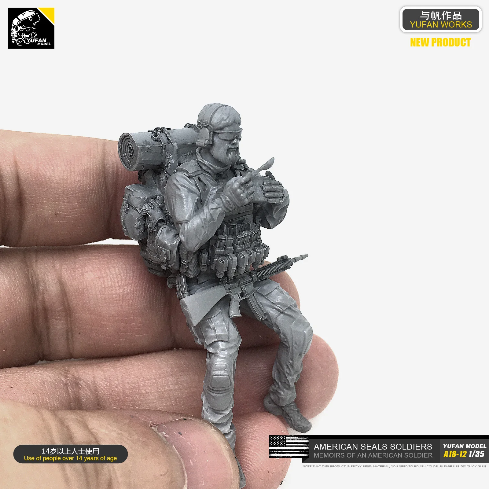 1/35 Resin  Kits Soldier Model - огляд і ціна Model Kit Italeri