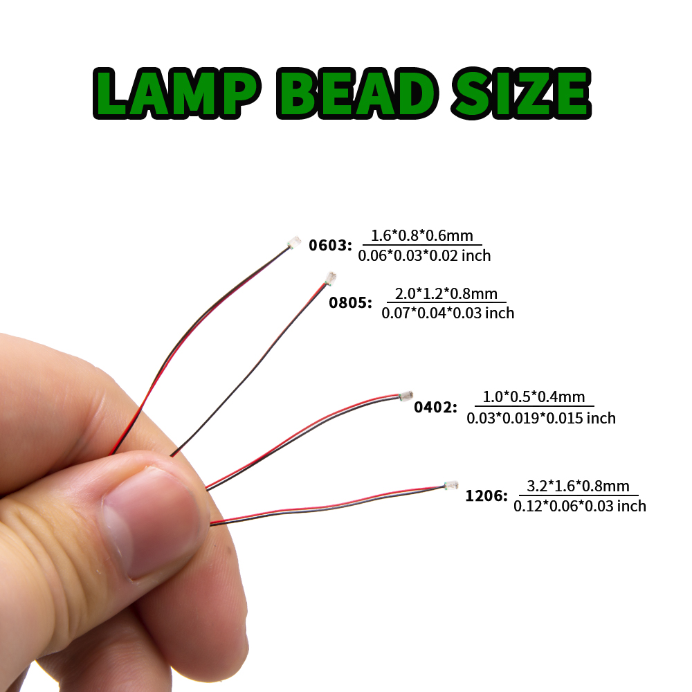 10pcs/Set Micro LED Lamp Chips - огляд і ціна Model Kit Locomotive