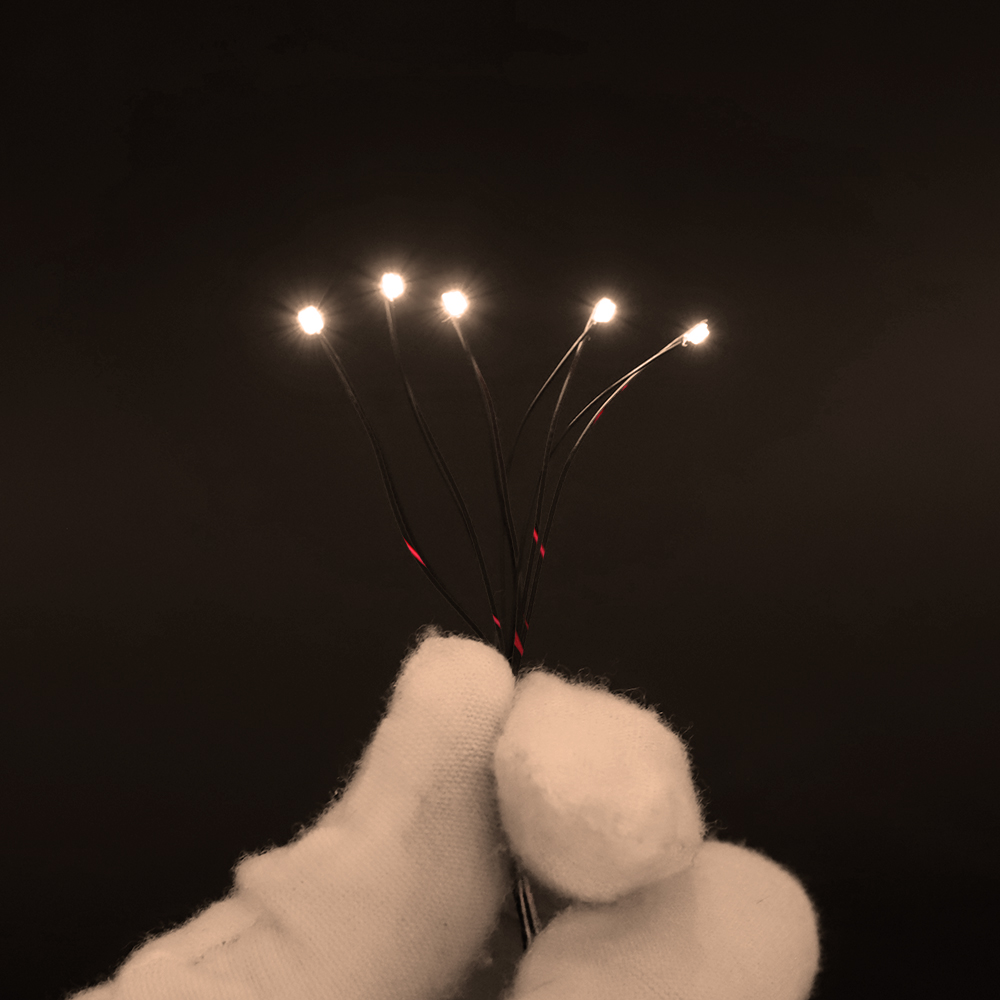 10pcs/Set Micro LED Lamp Chips - огляд і ціна Model Kit Locomotive