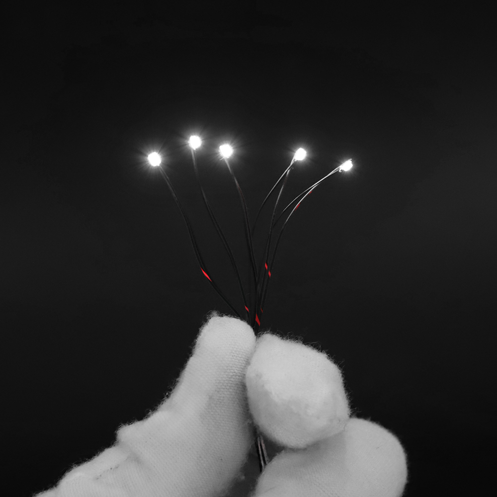 10pcs/Set Micro LED Lamp Chips - огляд і ціна Model Kit Locomotive