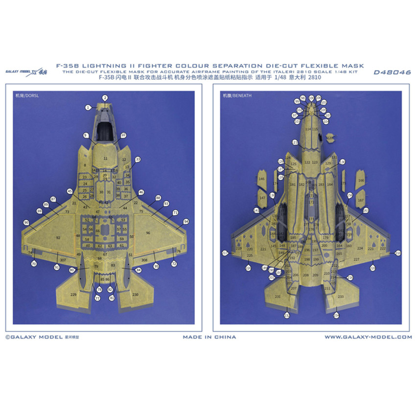 Galaxy 1/48 Scale F-35B Lighti - огляд і ціна Model Kit Italeri