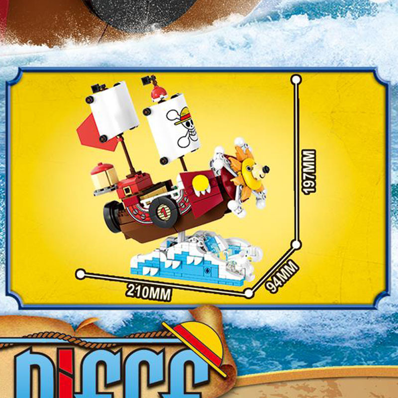 In Stock One Piece Pirate Ship - огляд і ціна Model Kit Lego