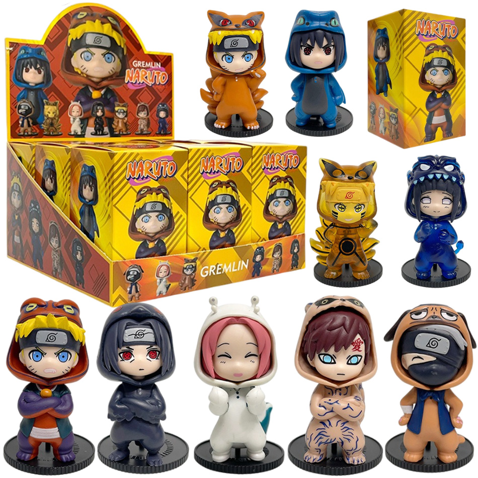 Anime 8cm Naruto 9pcs Set Rand - огляд і ціна Model Kit Naruto