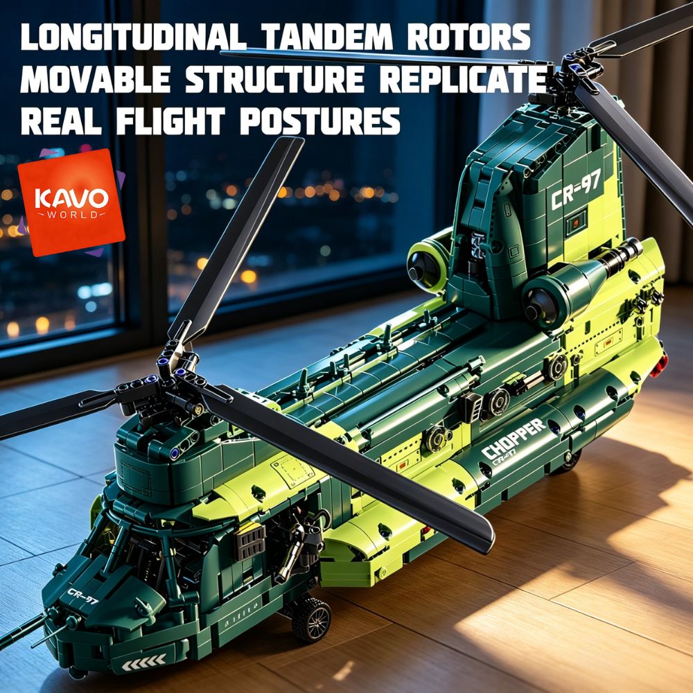 KAVOWORLD 1826pcs 32inch Heavy - огляд і ціна Model Kit In Era